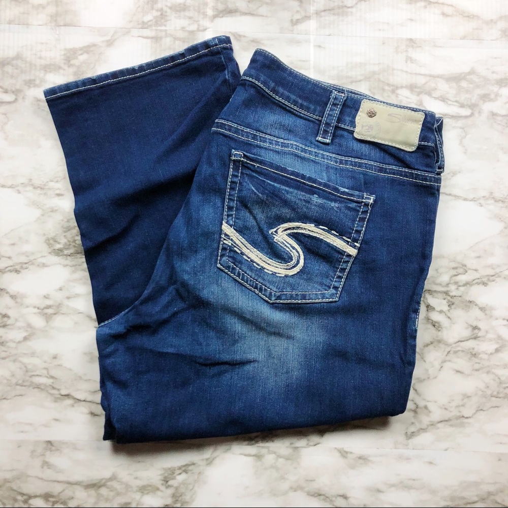 Silver Suki Mid Capri